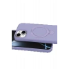 Apple iPhone 14 Regal Magsafe Standlı Kapak - Lila
