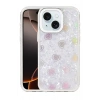 Apple iPhone 15 Lumi Desenli Kapak - Beyaz