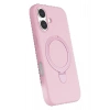 Apple iPhone 16 Regal Magsafe Standlı Kapak - Açık Pembe