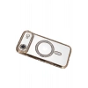 Apple iPhone 17 Air Joke Simli Magneticsafe Kılıf - Gold