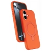 Apple iPhone 17 Regal Magsafe Standlı Kapak - Turuncu
