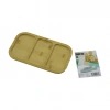 Dikdörtgen 3 Bölmeli=2+1 Ahşap Bambu Servis Sunum Tepsi - Tahtası 25 X 14 X 1.4cm (4172)