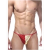 Fantezi Galatasaraylı Sarı Kırmızı Seksi Erkek Stirng - Tanga