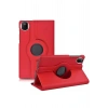 Huawei Honor Pad X7 360 Tablet Deri Kılıf - Kırmızı