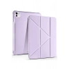 iPad Air 13 (2024) Kılıf Kalemlikli Mars Tablet Kılıfı - Lila