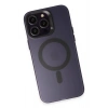 iPhone 14 Pro Kılıf Mateks Magsafe Kapak - Derin Mor