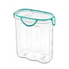 Kilitli Kapaklı Contalı Hava,su Sıvı Geçirmez 2,4 Litre Erzak Saklama Kabı-sa590 (4172)