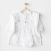 Magical Butterfly Müslin Bebek Elbise White