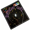 Mor Renk Kristal Taşlı Parlak Birthday Girl Yazılı Taç 16x17 Cm (4172)