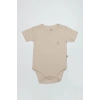 Organik Natural Basic Style Yarım Kol Body Bs17103 Bej