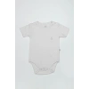 Organik Natural Basic Style Yarım Kol Body Bs17103 Beyaz
