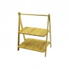 Portatif Ayaklı - 2 Katlı Ahşap Bambu Organizer Raf =18x28 - 22x28cm Y: 6-20-39cm (4172)