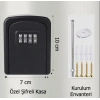 Şifreli Anahtar Ve Eşya Saklama Güvenlik Kasası (4172)
