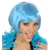 Turkuaz Renk Parti Peruğu Küt Saç (4172)