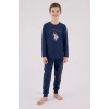 U.s. Polo Assn Uzun Kol Pijama Takım Us2233-4 Koyu İndigo