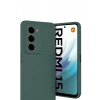Xiaomi Redmi 15 4G Auto Focus Karbon Kapak - Koyu Yeşil