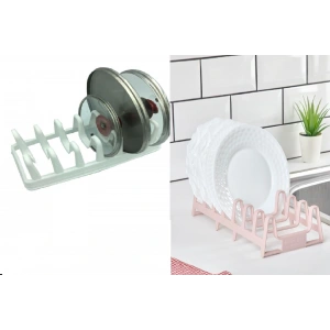 2li Set Tencere Kapağı Organizeri Ve Pratik Tabaklık