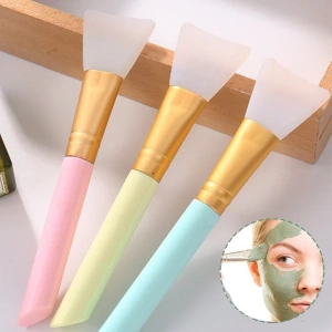 2li Silikon Temizlemesi Kolay Kullanılabilen Yüz Cilt Bakımı Maske Ve Krem Spatulası (4172)