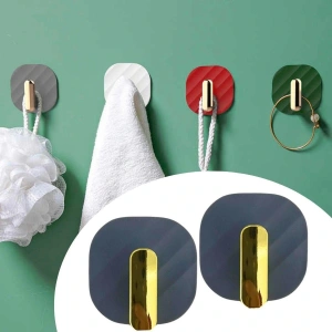 2li Yapışkanlı Retro Askılık Dolap Kapak Kulpu Gri (4172)