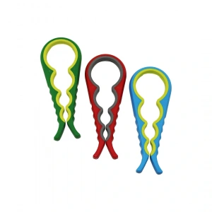 4 Boy Plastik Kavanoz - Şişe Açacak Renkli (4172)