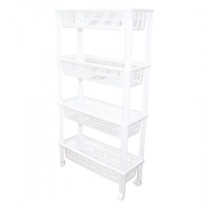4 Katlı Düzenleyici  - Raf Ünitesi Tekerlekli 510x205x945mm (4172)