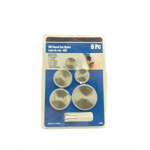 6 Parça Mini Yuvarlak Testere Bıçakları 22---44mm (4172)