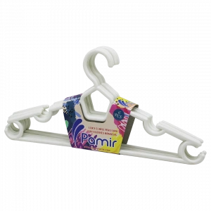 6 Parça  Plastik Karizma Elbise Askı (4172)