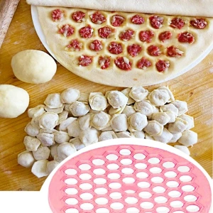 61 Bölmeli Petek Şekilli Pratik Mantı Kesici Açma Kalıbı Mantımatik (4172)