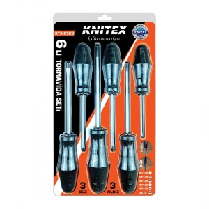 6pcs Tornavida Seti  6x150 Yıldız - 5x125 Düz-yıldız - 4x120 Düz-yıldız - 3x75 Düz (4172)