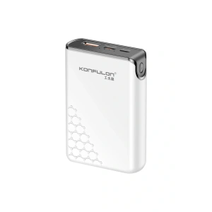 A6Q 22.5W Usb 3.0 ve 20W Type-C Çıkışlı 10.000 mAh PD Powerbank - Beyaz