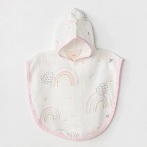 Ac24666 Müslin Have A Nice Day Bebek Panço Pink White