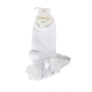 Ada Aks. Soket Çorap  Beyaz