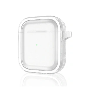 Airpods 4 (4.nesil) Shiny Şeffaf Kılıf - Beyaz