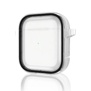 Airpods 4 (4.nesil) Shiny Şeffaf Kılıf - Siyah