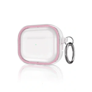 Airpods Pro 2 (2.nesil) Shiny Şeffaf Kılıf - Pembe