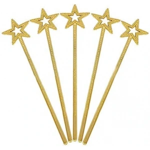 Altın Renk Yıldız Peri Asası Peri Değneği 34 Cm 1 Adet (4172)