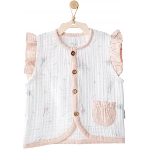 Andywawa Ac25525 Love Family Müslin Yelek Ekru