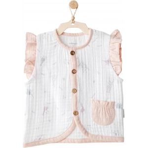 Andywawa Ac25525 Love Family Müslin Yelek Ekru