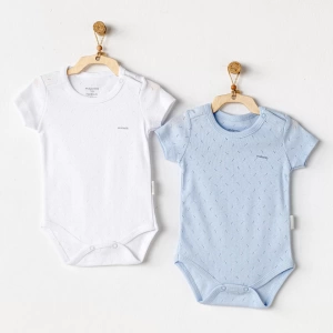 Andywawa Ac25554 Sleeve Jacquard 2li Basic Body Blue White