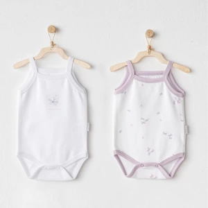 Andywawa Ac25579 Magical Butterfly 2li Bebek Body White