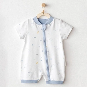 Andywawa Ac25605 Ocean İs My Happy Place Bebek Tulum White