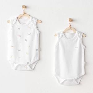 Andywawa Ac25806 Little King 2li Bebek Body White