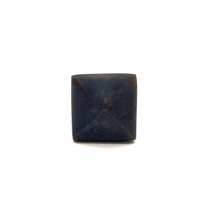 Antika Tarz Dekoratif Pirinç Piramit Kabara - 21 mm, Oksit