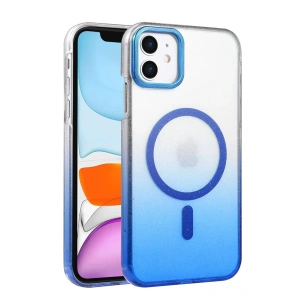 Apple iPhone 11 Glossy Magsafe Kapak - Mavi