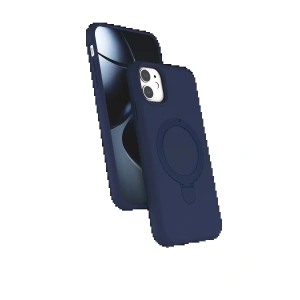 Apple iPhone 11 Regal Magsafe Standlı Kapak - Lacivert