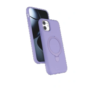 Apple iPhone 11 Regal Magsafe Standlı Kapak - Lila