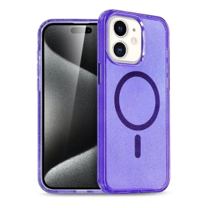 Apple iPhone 12 Star Magsafe Kapak - Mor