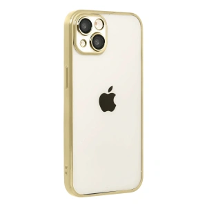 Apple iPhone 15 Lensli Silikon - Gold