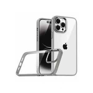 Apple iPhone 15 Pro Max Lensli Silikon - Titan Gri