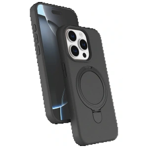 Apple iPhone 15 Pro Max Regal Magsafe Standlı Kapak - Titan Gri